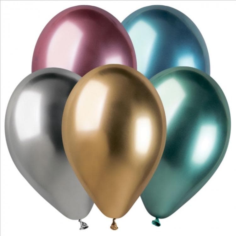 Шары латексные #03 "Хром"